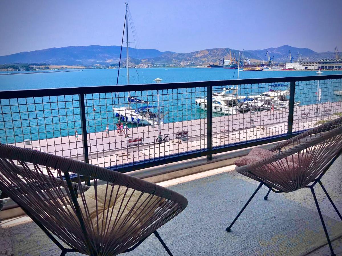 Marine Apartment With Sea & Port View! Volos Exteriör bild